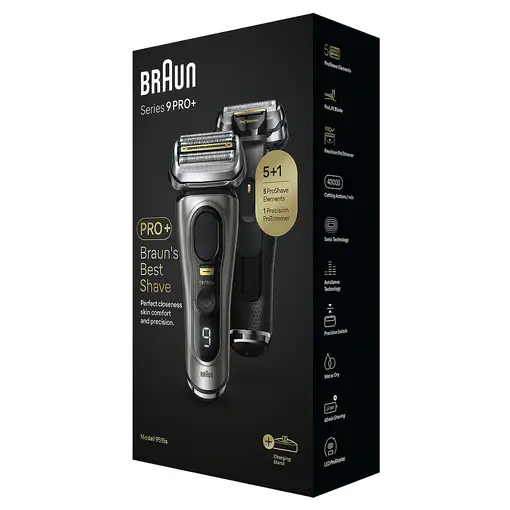 Braun Series 9 Pro+ 9515s Recortadora Metálico