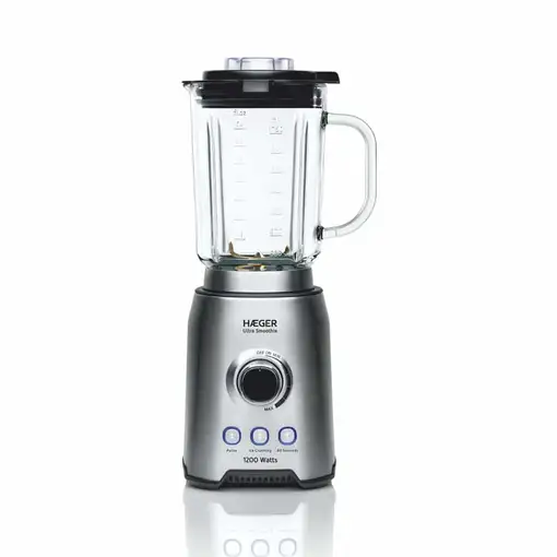 Haeger LQ-120.006A licuadora 1,75 L Batidora de vaso 1200 W Negro, Acero inoxidabl