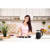 ELDOM C530 NEVO tetera eléctrica 1,7 L 2200 W Negro, Transparente