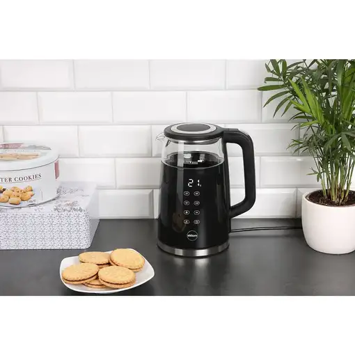 ELDOM C530 NEVO tetera eléctrica 1,7 L 2200 W Negro, Transparente