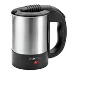 Clatronic WKR 3624 tetera eléctrica 0,5 L 1000 W Negro, Acero inoxidable