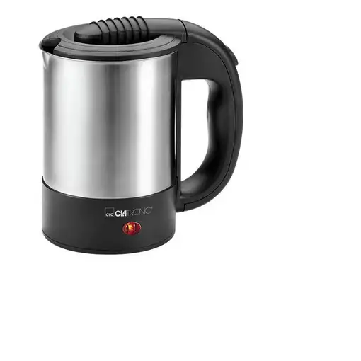 Clatronic WKR 3624 tetera eléctrica 0,5 L 1000 W Negro, Acero inoxidable