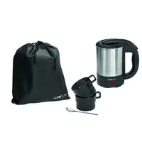 Clatronic WKR 3624 tetera eléctrica 0,5 L 1000 W Negro, Acero inoxidable