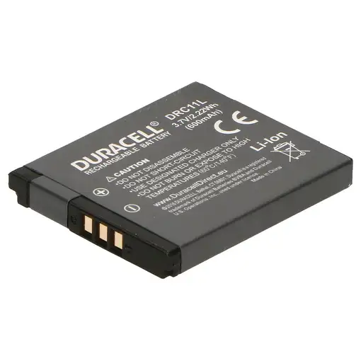Duracell DRC11L batería para cámara/grabadora Ión de litio 600 mAh