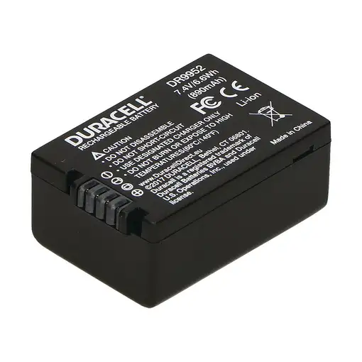 Duracell DR9952 batería para cámara/grabadora Ión de litio 890 mAh