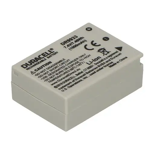 Duracell DR9933 batería para cámara/grabadora Ión de litio 1050 mAh