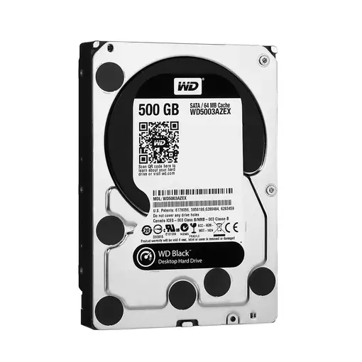 Western Digital Black disco duro interno 500 GB 7200 RPM 64 MB 3.5" Serial ATA III
