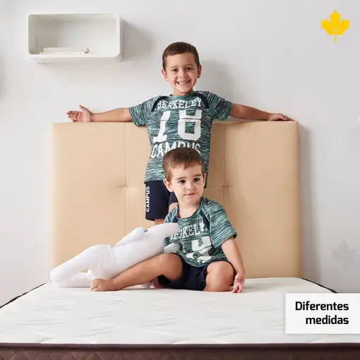 Pack Colchon + Cabecero Tapizado + Somier Descansin | 90 x 200 | Negro
