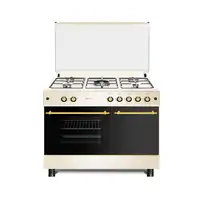 SOLTHERMIC® COCINA F9LT50G2-C GAS CREMA RÚSTICA 90X60 PORTABOMBONA
