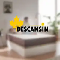 Cabecero de Cama Tapizado 90cm | Negro | Directo a suelo sin agujeros | Descansin