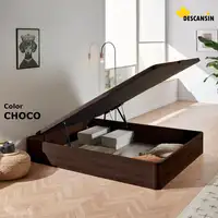 Canape Abatible 105 x 190 cm | Color Choco | Con Subida A Domicilio | Descansin