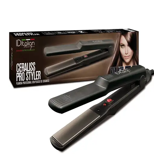 PLANCHA PROFESIONAL DE CERÁMICA CERALISS PROSTYLER 35 W \n31 X 8 X 4 CM
