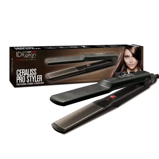 PLANCHA PROFESIONAL DE CERÁMICA CERALISS PROSTYLER 35 W \n31 X 8 X 4 CM