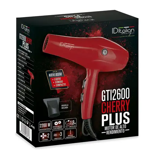Italian Design GTI 2600 Cherry Plus secador 2200 W Rojo
