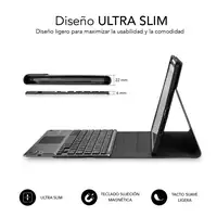 Funda Con Teclado Retroiluminado Keytab Pro Touchpad Ipad Pro 11\ 21/20 Negro
