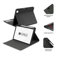 Funda Con Teclado Retroiluminado Keytab Pro Touchpad Ipad Pro 11\ 21/20 Negro