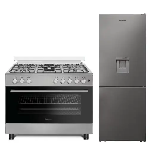 SOLTHERMIC® PACK COCINA F9L50E5I HORNO ELECTRICO + COMBI 1,85 NO FROST DISPENSADOR