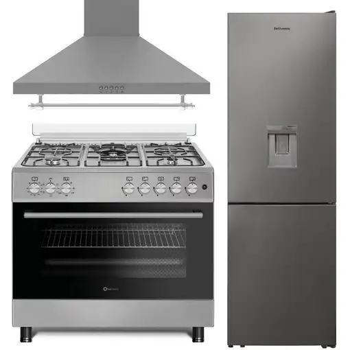 SOLTHERMIC® PACK COCINA F9L50E5I HORNO ELECTRICO + CAMPANA 90+COMBI 1,85 INOX