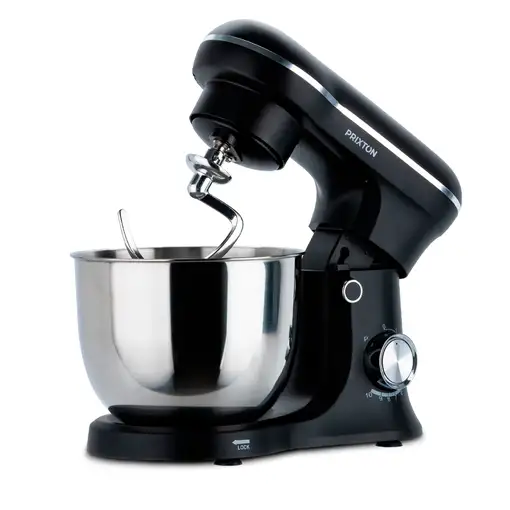Batidora Amasadora KR250 PRIXTON (Bol Acero Inox. 5 Litros 1500 W - Negro)
