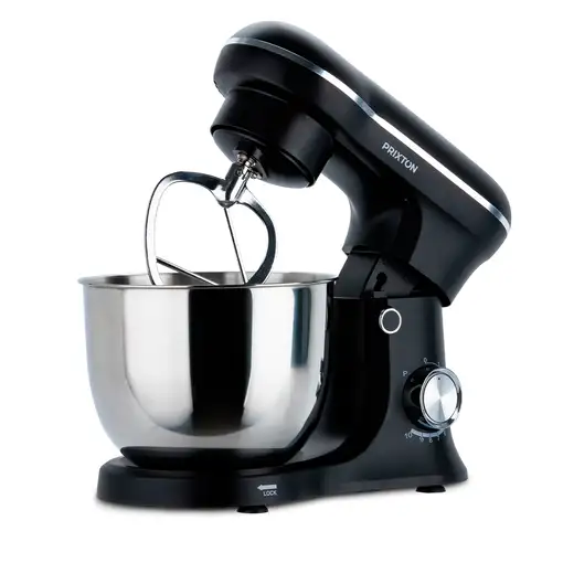 Batidora Amasadora KR250 PRIXTON (Bol Acero Inox. 5 Litros 1500 W - Negro)