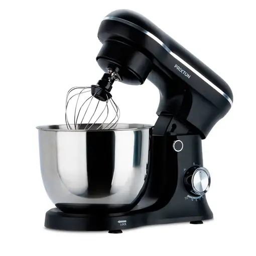 Batidora Amasadora KR250 PRIXTON (Bol Acero Inox. 5 Litros 1500 W - Negro)