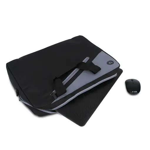 NGS Monray Master Kit Black 39,6 cm (15.6\) Maletín Negro, Gris