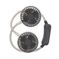 Ventilador Portátil De Cuello Klack De Doble Cabeza USB Rosa