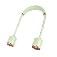 Ventilador de Cuello Klack Recargable por USB: Refresca Tu Día Verde