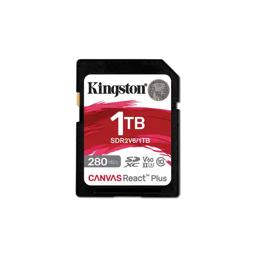 Kingston Technology Canvas React Plus 1 TB SDXC UHS-II Clase 10