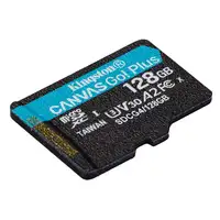 Kingston Technology Tarjeta microSDXC Canvas Go Plus Gen4 de 128 GB, 200 MB/s, A2