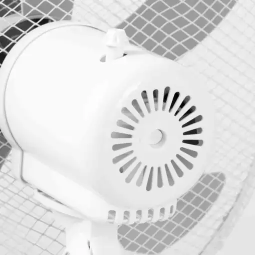 Ventilador Grunkel FAN-165X blanco, 50W, 3 vel., 5 aspas, altura regulable