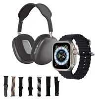 Smartwatchinteligente Klack Ultra 2 con auriculares KP9 y 7 correas