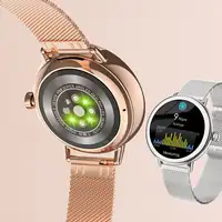 Smartwatch Klack para Mujer de Lujo Pantalla Amoled Llamadas Bluetooth Rosa