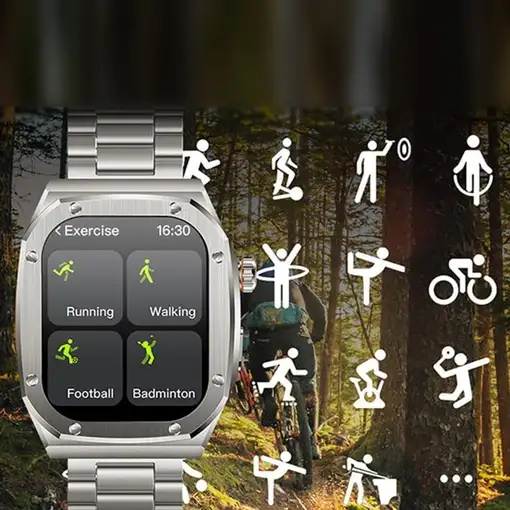 SmartWatch Klack Z79 Max  Reloj inteligente con pantalla HD IP68 Naranja