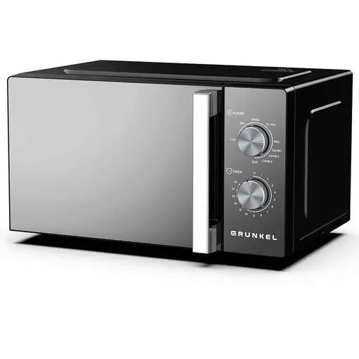 Microondas Grunkel MWG-20ESPEJO, 20L, grill, 5 potencias, tirador, espejo