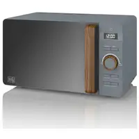 Nordic Microondas Digital, 20L, 6 Niveles, Temporizador, SM22036GRYNEU SWAN