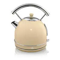 Retro Set Desayuno Hervidor Agua 1,8L, Tostadora,Microondas 20L, STRP2070CNEU SWAN