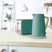 Nordic Set Desayuno, Hervidor Agua 1,7 L, Tostadora 2 rebanadas,STP2090GRENEU SWAN