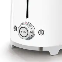 Smeg TSF01WHEU tostadora 6 2 rebanada(s) 950 W Blanco