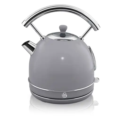Retro Set Desayuno Hervidor de Agua 1,8 L, Tostadora 2 Rebanadas,STP7050GRNEU SWAN