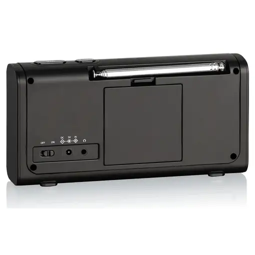 Radio Portátil Digital DAB/DAB+/FM, Funciona a Red / Pilas,TRA-300D+BK Roadstar