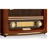 Radio Portátil Vintage Retro FM/ MW Analógica, Red o a Pilas, HRA-1500N Roadstar