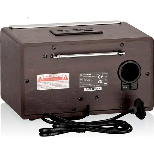 Radio Portátil Vintage FM Analógica, Puerto USB - MP3, SD, HRA1345NUSWD Roadstar