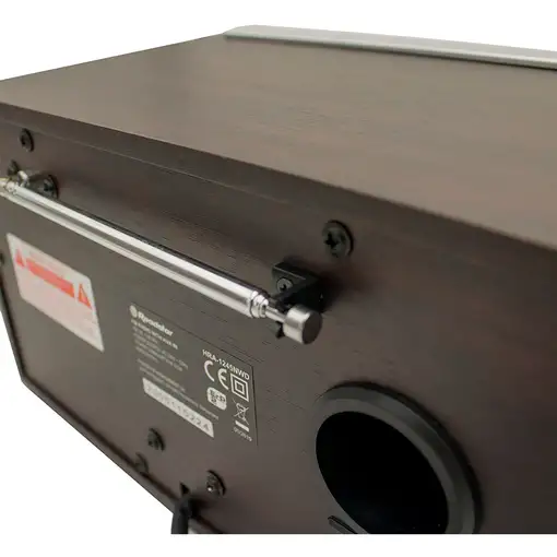 Radio Portátil Vintage FM Analógica Retro, Potente Altavoz, HRA1245NWD Roadstar