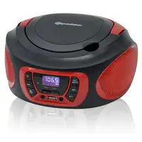 Roadstar CDR-365 U/RD reproductor de CD Reproductor de CD portátil Rojo