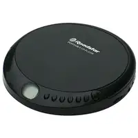 Roadstar PCD-425NCD Reproductor de CD portátil Negro