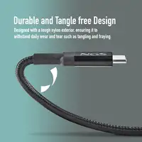 Cable de carga rápida de  USB-C a USB-C de 2 metros hasta 100W, NGS