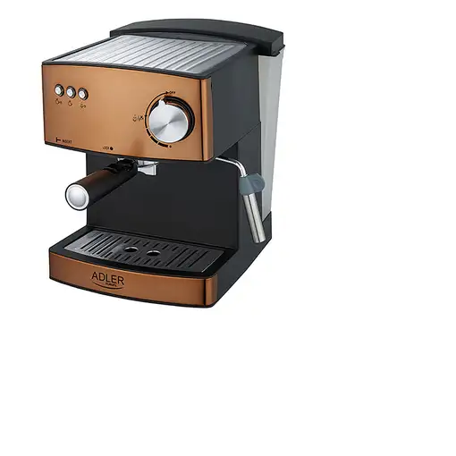 Cafetera Espresso Manual 15 bares 1,6 L, Brazo Doble Salida, AD 4404CR, Adler