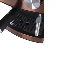 Cafetera Espresso Manual 15 bares 1,6 L, Brazo Doble Salida, AD 4404CR, Adler