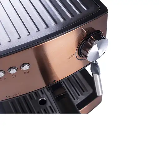 Cafetera Espresso Manual 15 bares 1,6 L, Brazo Doble Salida, AD 4404CR, Adler